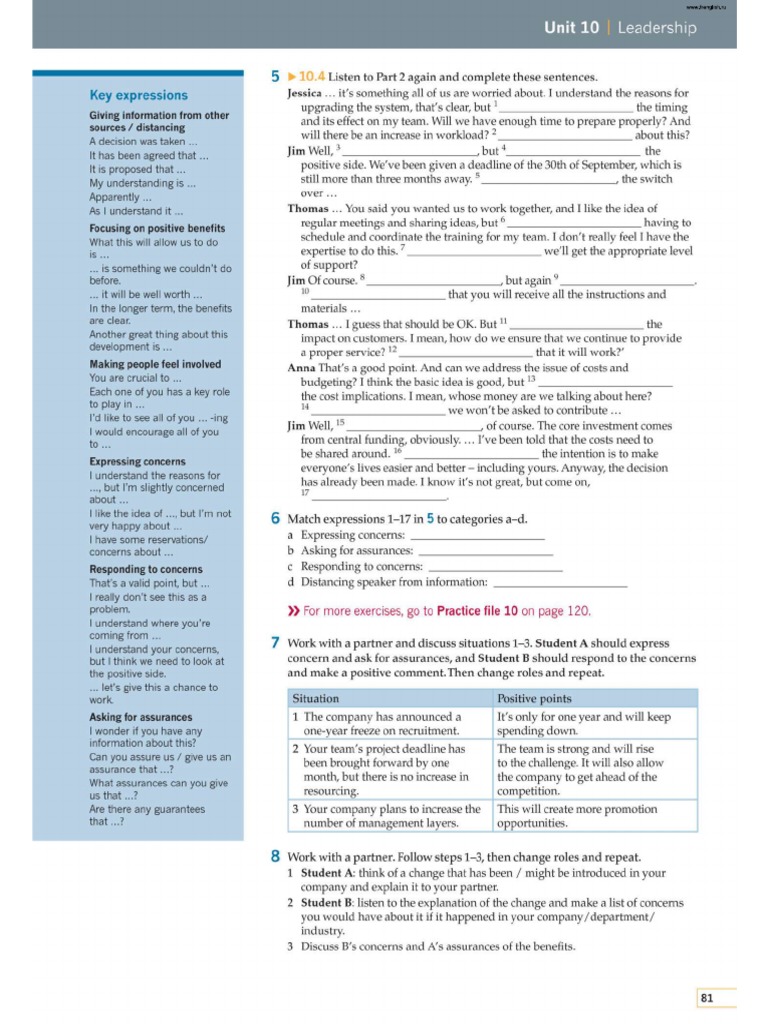 A Lesson For Esl Students Focused On Bussines English PDF