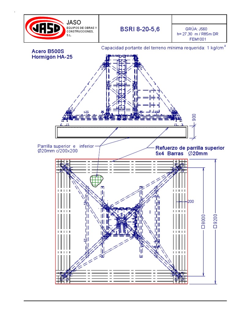 Base - J560 h27,3 BSRI8-20-5,6 FEM1001 | PDF