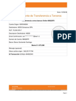 Comprobante Transferencia