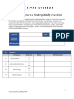 Scimis2 - Uat Checklist 3.1 - PDF Form