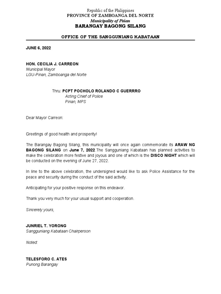 Araw ng Bagong Silang Celebration Plans | PDF
