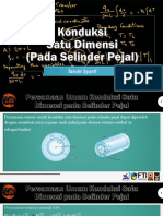 Konduksi Satu Dimensi Selinder Pejal