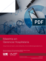 Maestria en Gerencia Hospitalaria y Administracion de Hospitales Mba Gestion Sanitaria