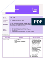 Fatty Liver - Food Guidelines