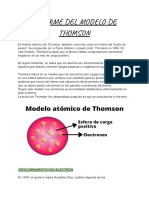 Informe Del Modelo de Thomson