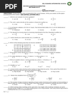 Q2 - Math 9 - Periodical Exam