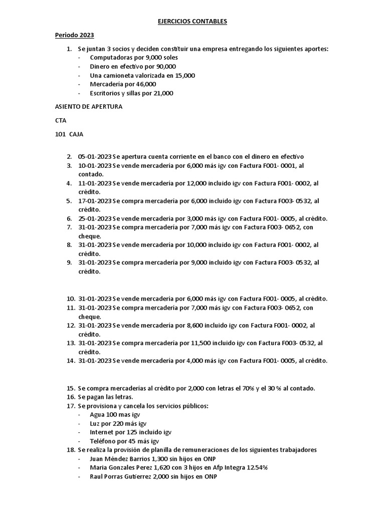 Asientos Contables Pdf