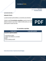 ¿Qué Tanto Sabe Sobre ? Explorando El Derecho: Lo Que Conozco Lo Que Quiero Aprender