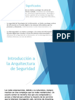 Introduccion A La Arquitectura de Seguridad