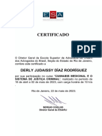 Certificado Aluno 2023 1cannabis Medicinal Derly