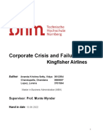 Corporate Crisis and Failure - Kingfisher Airlines