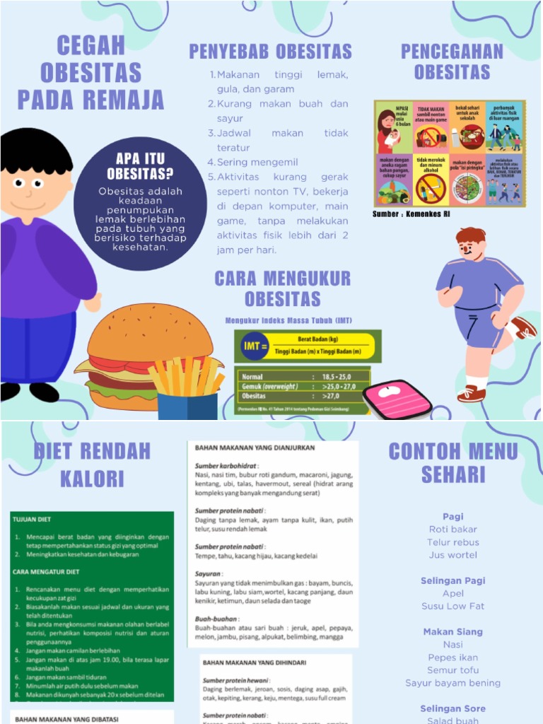 Leaflet Obesitas Pdf