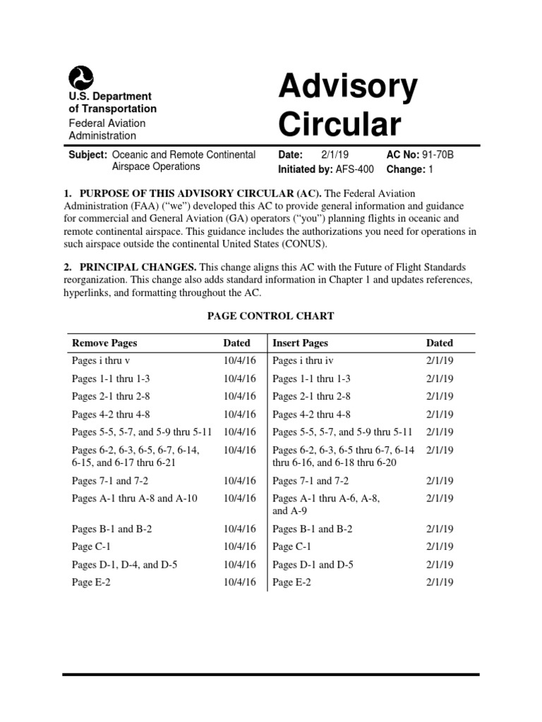 Ac 91-70B CHG 1 | PDF