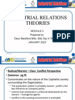 Industrial Relations Theories Module 2