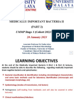 2022 - Microbiology - Medically Important Bacteria II (Part 2)
