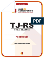 Apostila TJ Rs Oficial de Justica Portugues Adriana Figueiredo