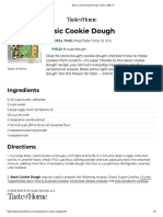 Basic Cookie Dough Recipe - How To Make It