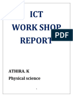 Work Shop Report by Athira.k