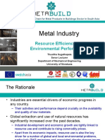 Metal Industry - Resource Efficiency and Environmental Performance - Dec 2017