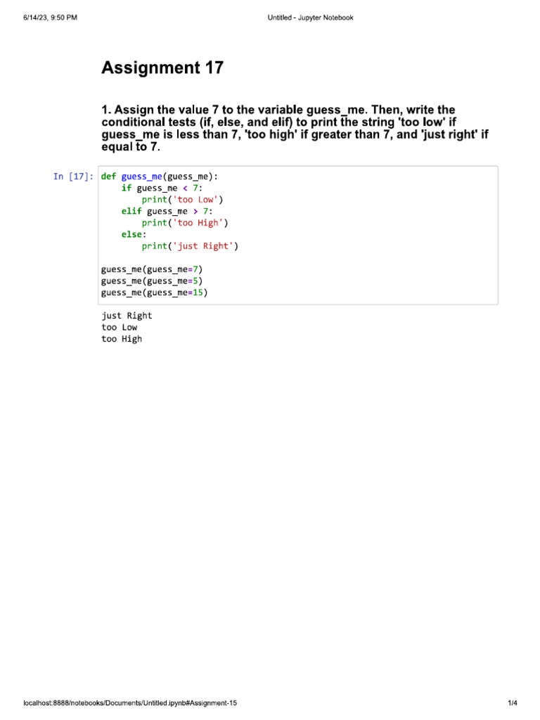 PythonBasic Assignment17 | PDF
