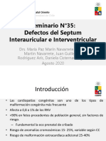 Seminario 35 - Defectos Del Septum Interauricular e Interventricular - Archivo