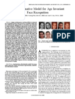 1 A Discriminative Model For Age Invariant Face Recognition