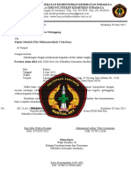 Surat Peminjaman Matras Gelanggang