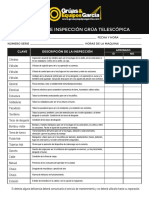 Check List Grua Telescopica