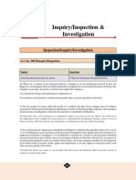 Inspection & Inquiry Chapter