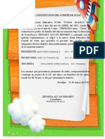 Acta de Conformacion Comite de Aula 3 Años 2023