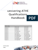 Delivering ATHE Qualifications Handbook