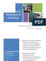 Principles & Strategies of Teaching - Fs
