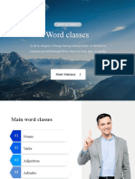 English Word Classes