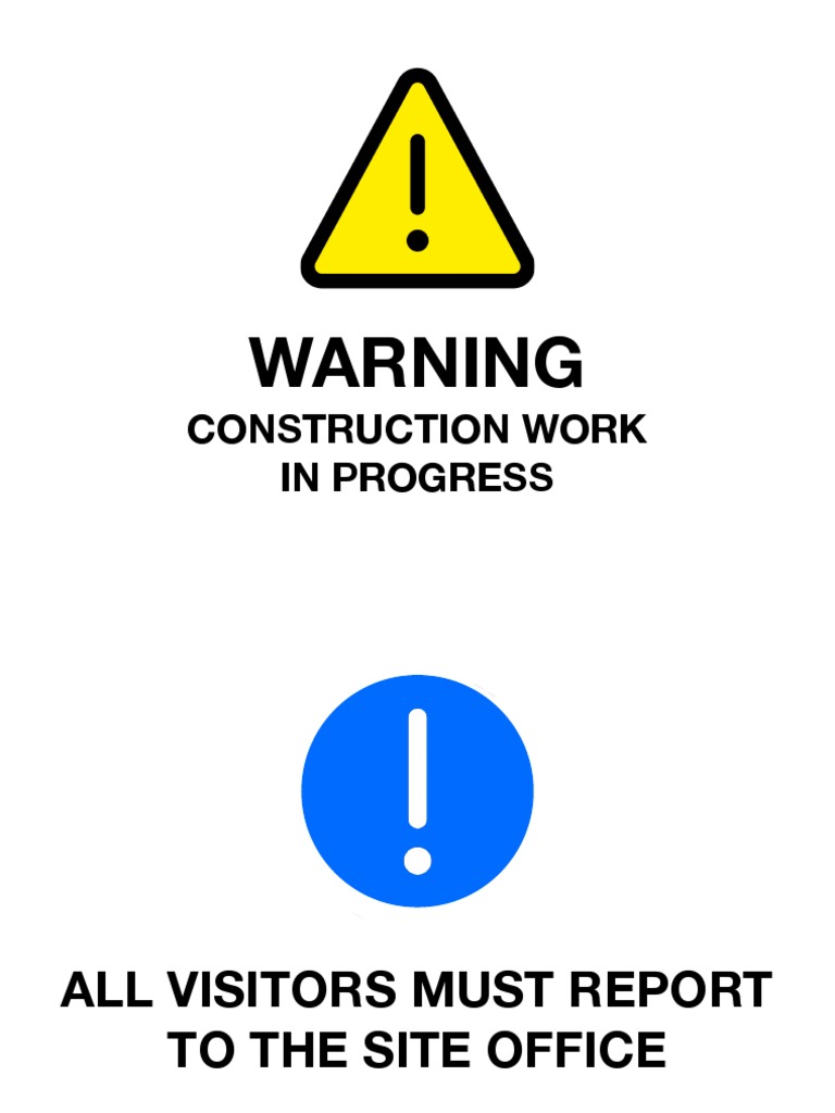 Construction Site Safety Signage | PDF | Computers