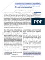 Assessment of stereopsis in pediatric and adolescent spectacle-corrected refractive error