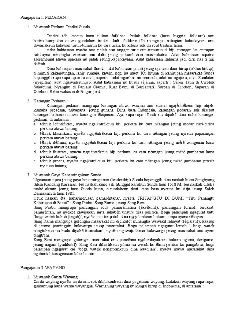 BaSunda XII | PDF