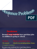 Sentence Problems