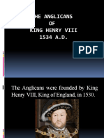 The Anglicans of Henry VIII
