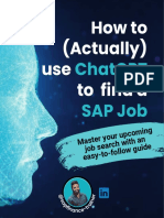 How To Use ChatGPT To Find A SAP Job