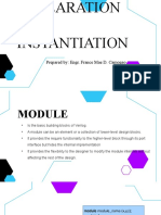 Module Declaration and Instantiation