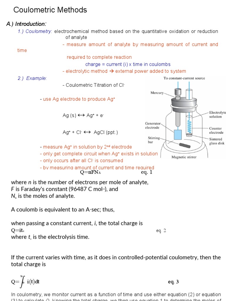 Coulometry N | PDF