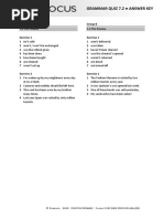 Focus2 2E Grammar Quiz Unit7 2 GroupA B ANSWERS