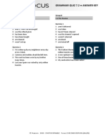 Focus2 2E Grammar Quiz Unit7 2 GroupA B ANSWERS