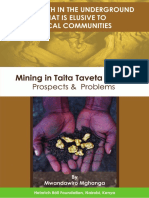Mining in Taita Taveta County - Prospects and Problems