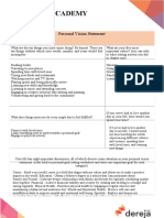 Activity 4 - Personal Vision Statement