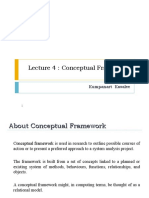 Financial Reporting Conceptual Framework