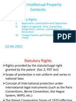 Law of Intellectual Property: 3. Patent
