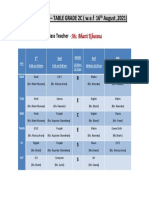 Time Table 2C