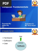 Computer Fundamentals - Aditya Raj