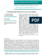 Promising Single Molecules For Laser Active Medium